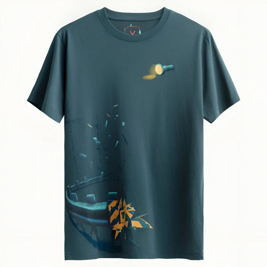 Flashlight Escape Graphic T-Shirt