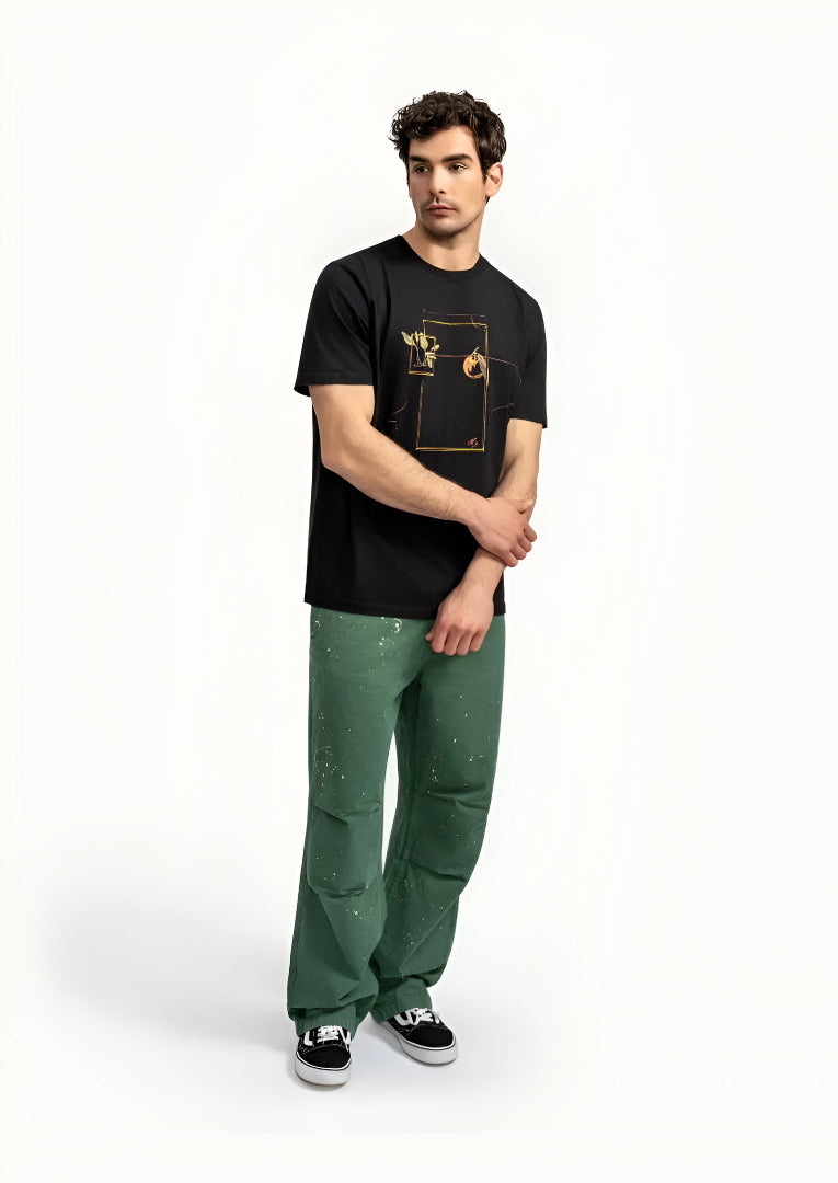 Midnight Window Graphic T-Shirt