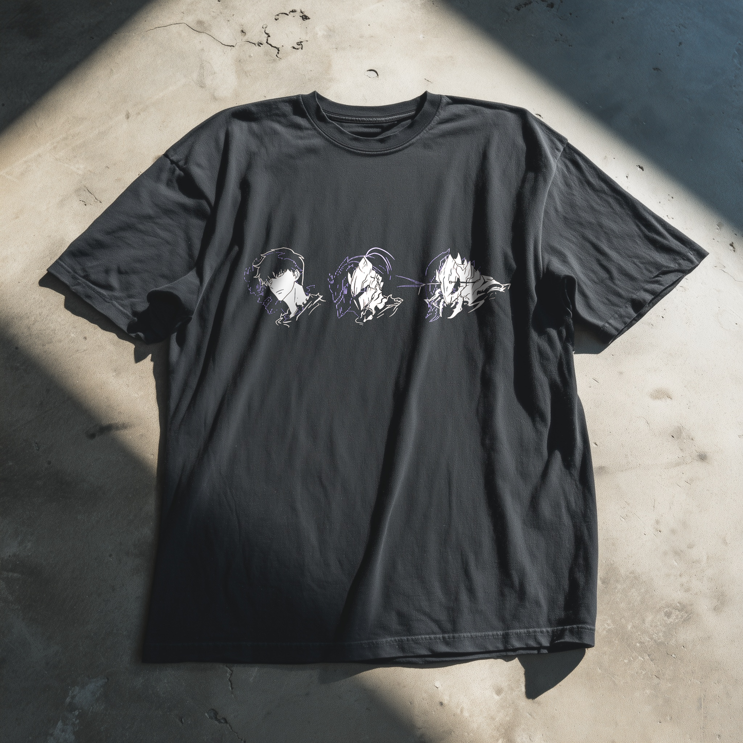 Solo Leveling "Shadow Monarch" Oversized Tshirt