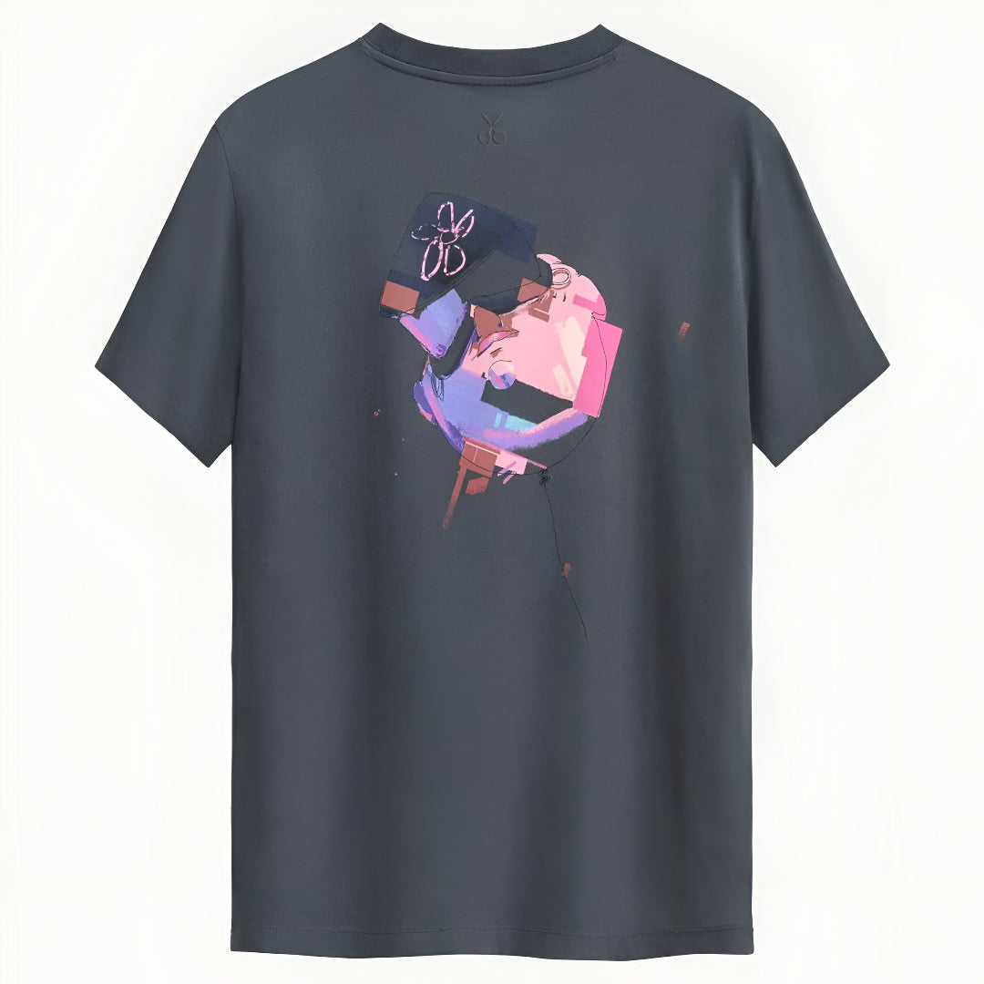 Neon Pulse Abstract T-Shirt