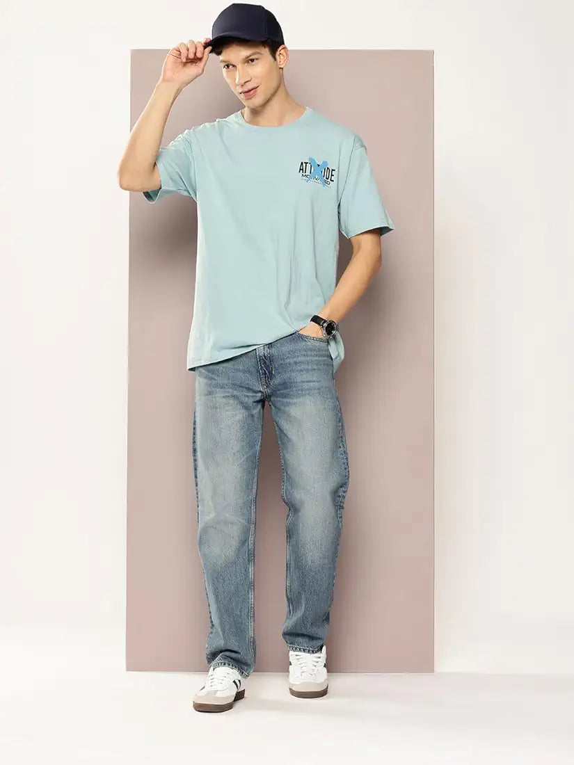 Aqua Oversized T-Shirt