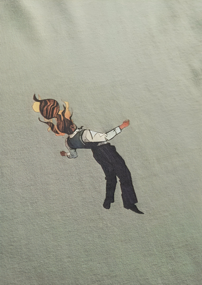 Uprooted Reality Oversized Graphic T-Shirt