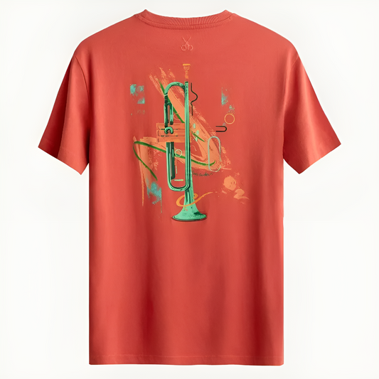 Jazz Vibes Fusion Art T-shirt – Feel the Sound,Wear the Style