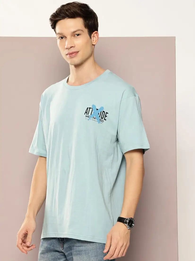 Aqua Oversized T-Shirt