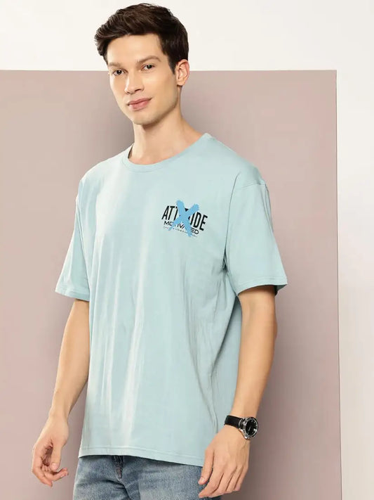 Aqua Oversized T-Shirt