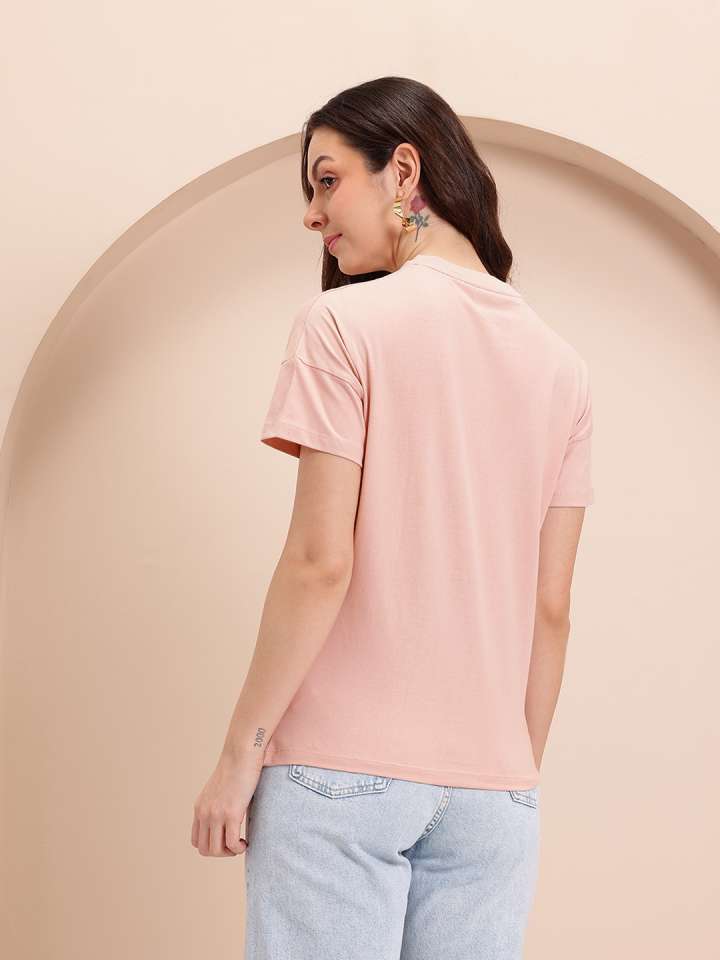 Typography Printed Pure Cotton T-Shirt